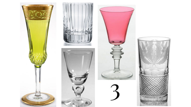 Replacements Ltd 40th Anniversary – barware for the Ultimate Cocktail Hour; assorted bar glasses from Replacements