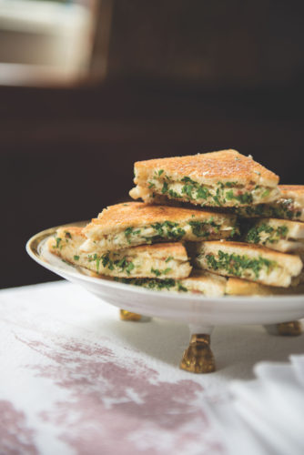 Grilled Deviled Crab Cheese Sandwiches