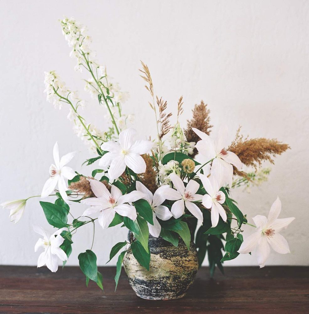 sarah winward, perennial flower arrangements