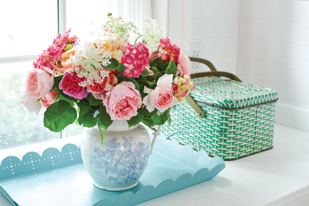 Cathy Graham, summer flower arrangement