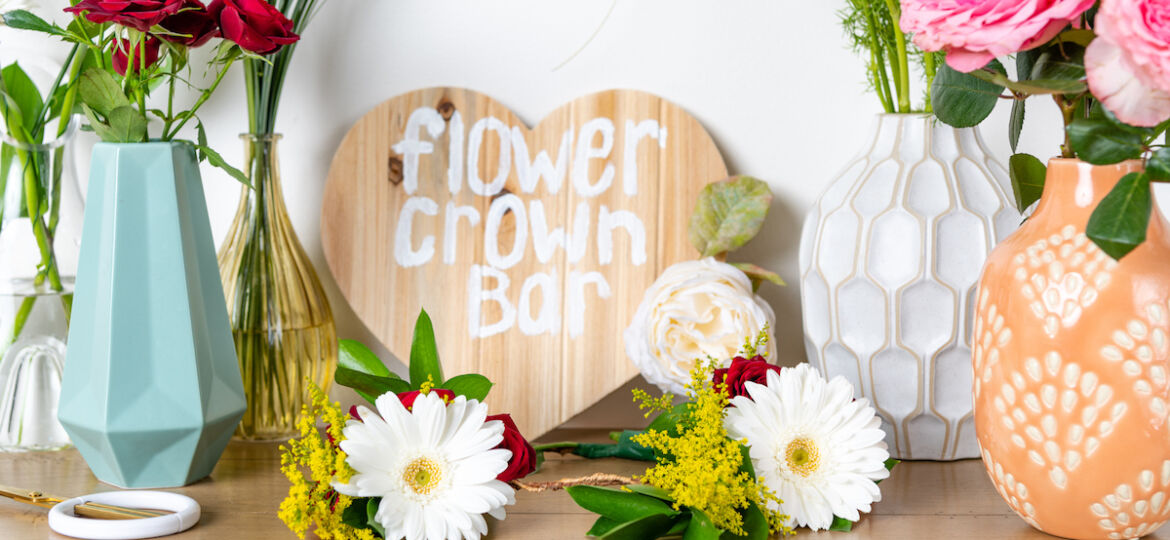 flower crown bar