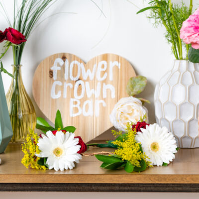 flower crown bar