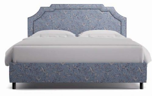 Upholstered headboard and bed frame