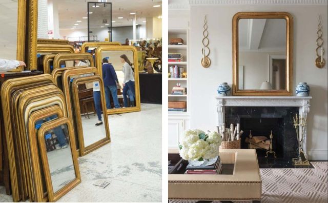 Atlanta-based Allison Hennessy sources mirrors from antique markets and share how she incorporates them into real homes