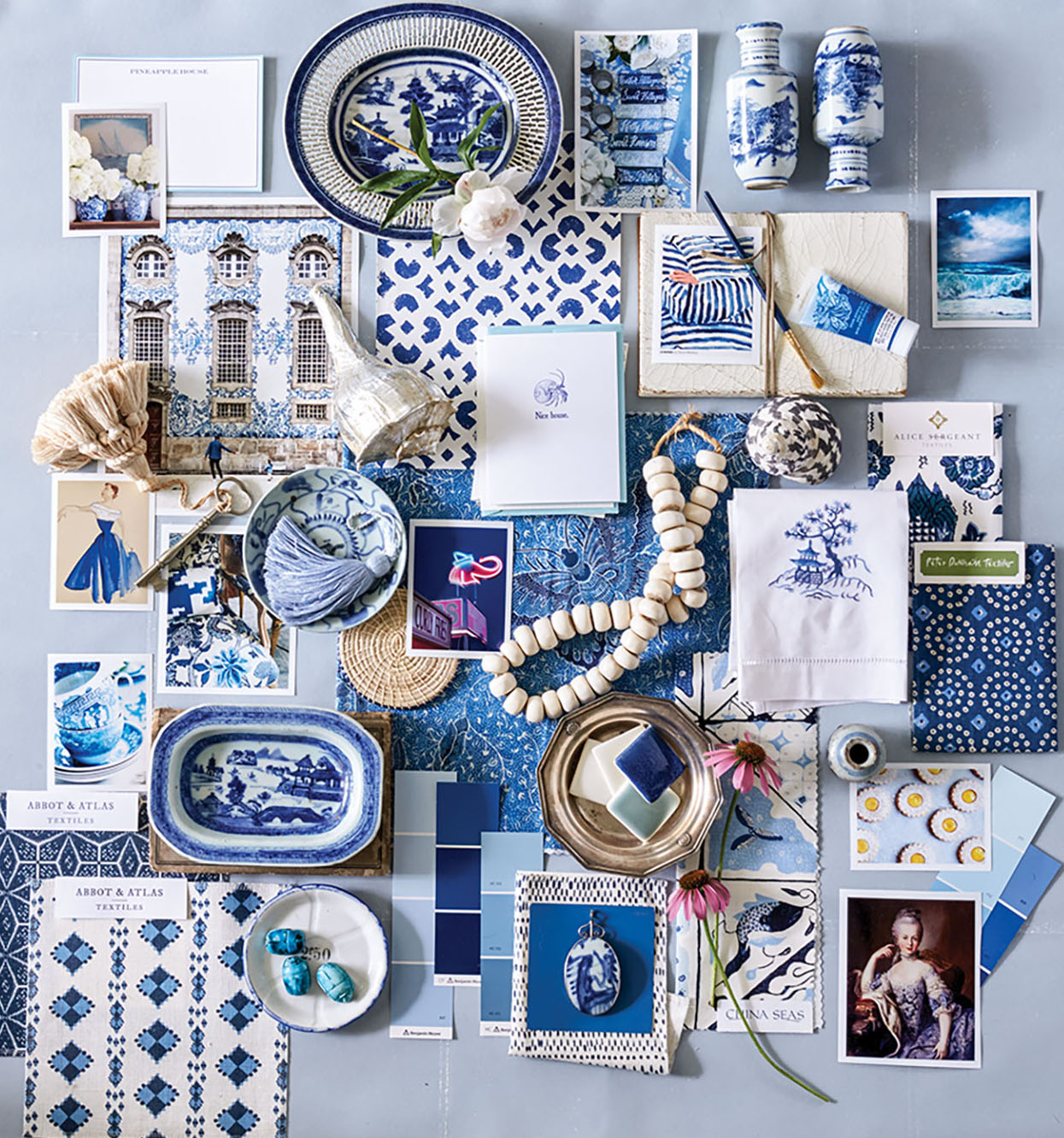 Blue And White Decor For Every Room Flower Magazine