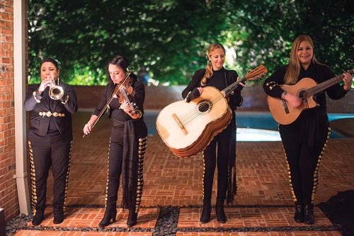 four-woman mariachi band