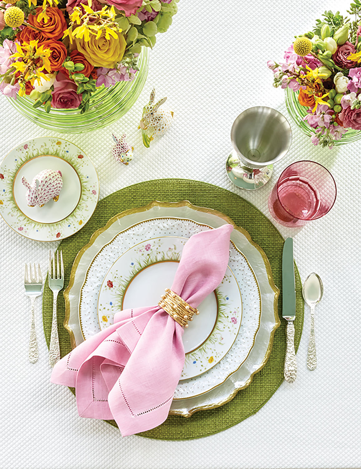 Easter table setting