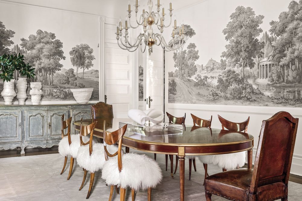 dining room designed by Tara Shaw