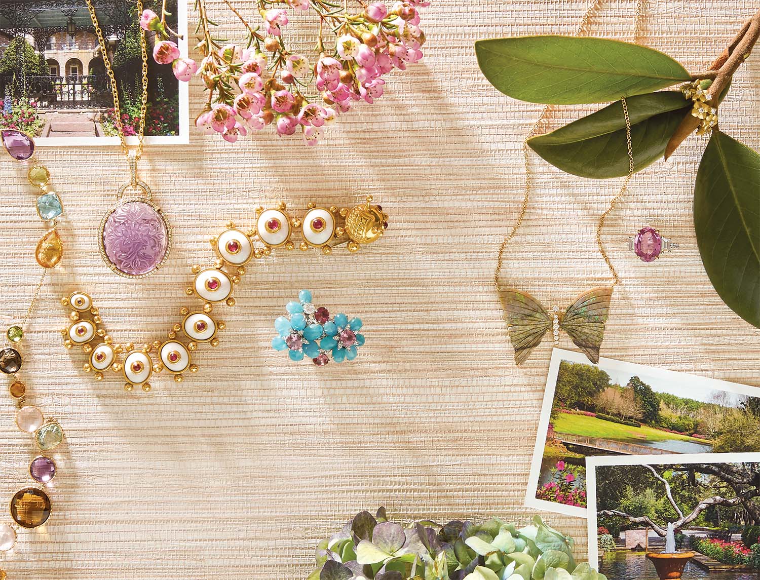 Jewelry Inspired by Great Gardens - Flower Magazine