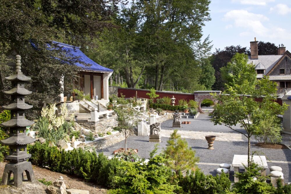 The walled, Chinese Garden at Naumkeag