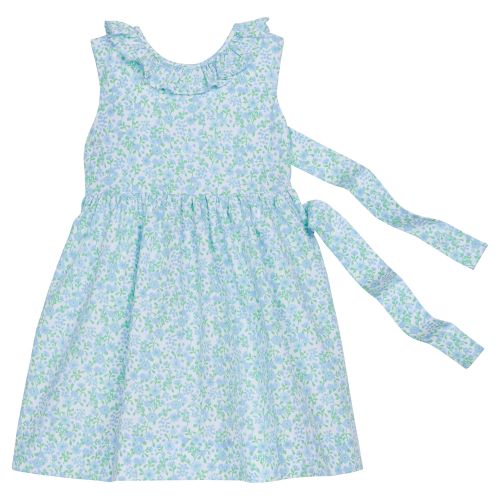 Blue floral children's dress.