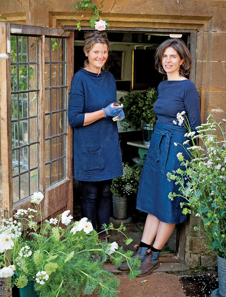 Bridget Elworthy and Henrietta Courtauld, founders of The Land Gardeners