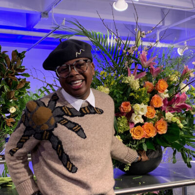 Atlanta-based floral designer Canaan Marshall