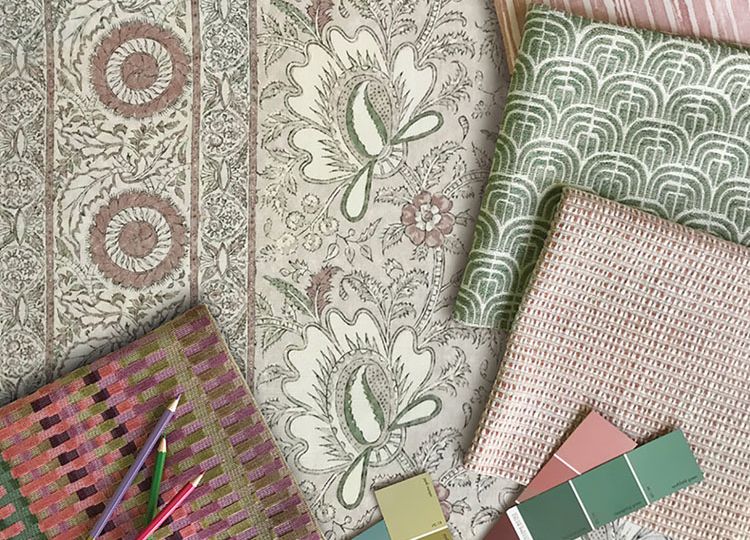 fabric and wallpaper samples