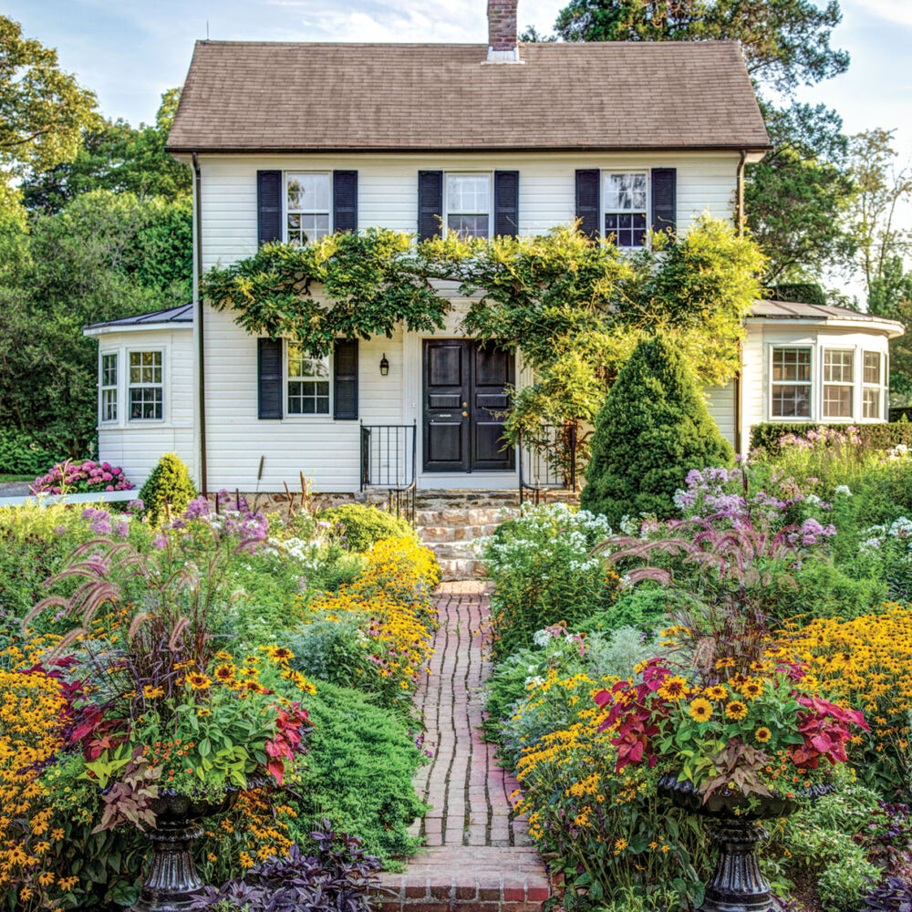 The Cottage Garden, the first garden you see upon arriving at Ladew Gardens, shows the exuberant nature of the property and its original owner. Photo by Helen Norman