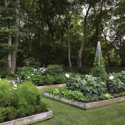 vegetable garden parterre, Lisa Bynon Hamptons garden