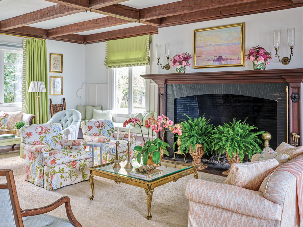 living room designed by Meg Braff