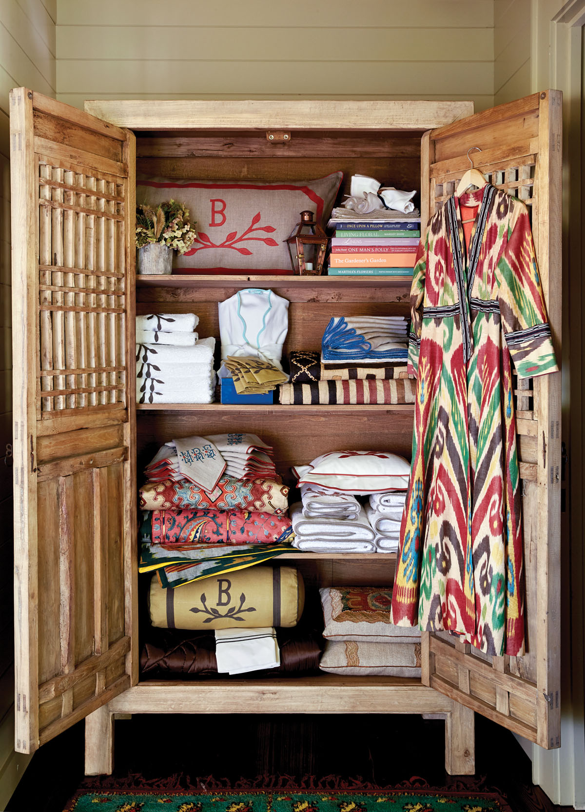 freestanding wardrobe and linen closet
