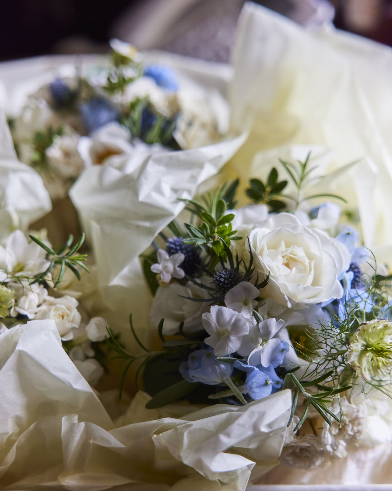 India Hicks's Wedding Party Flowers, junior bridesmaid bouquets