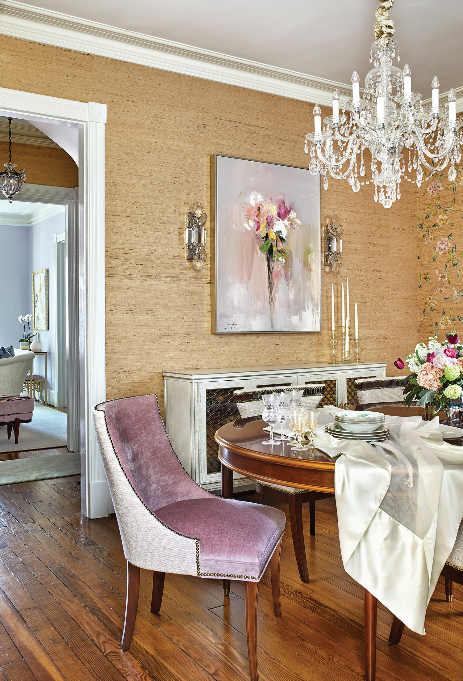 Dining room of a Capital Hill townhouse