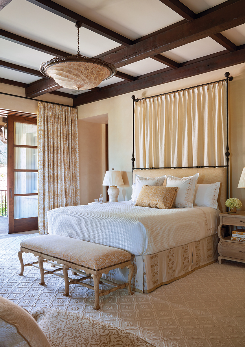 Suzanne Tucker designed bedroom in neutrals