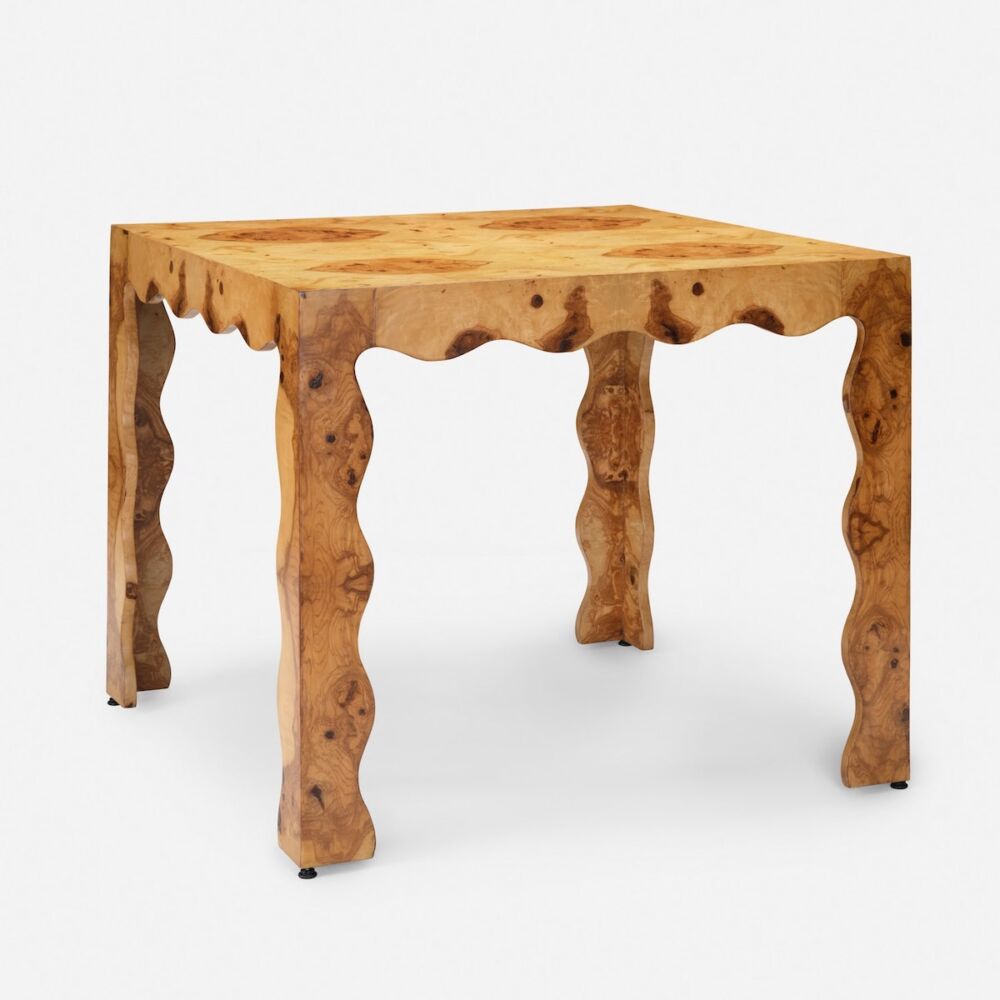 Silhouette of Made Goods Maurice game table with wavy legs