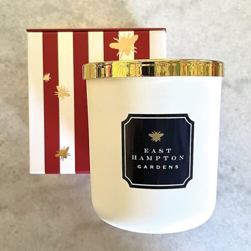 East Hampton Gardens scented holiday candle