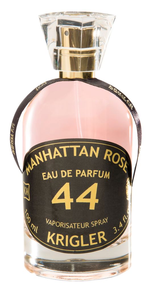 Krigler's Manhattan Rose Eau de Parfum in a pink bottle