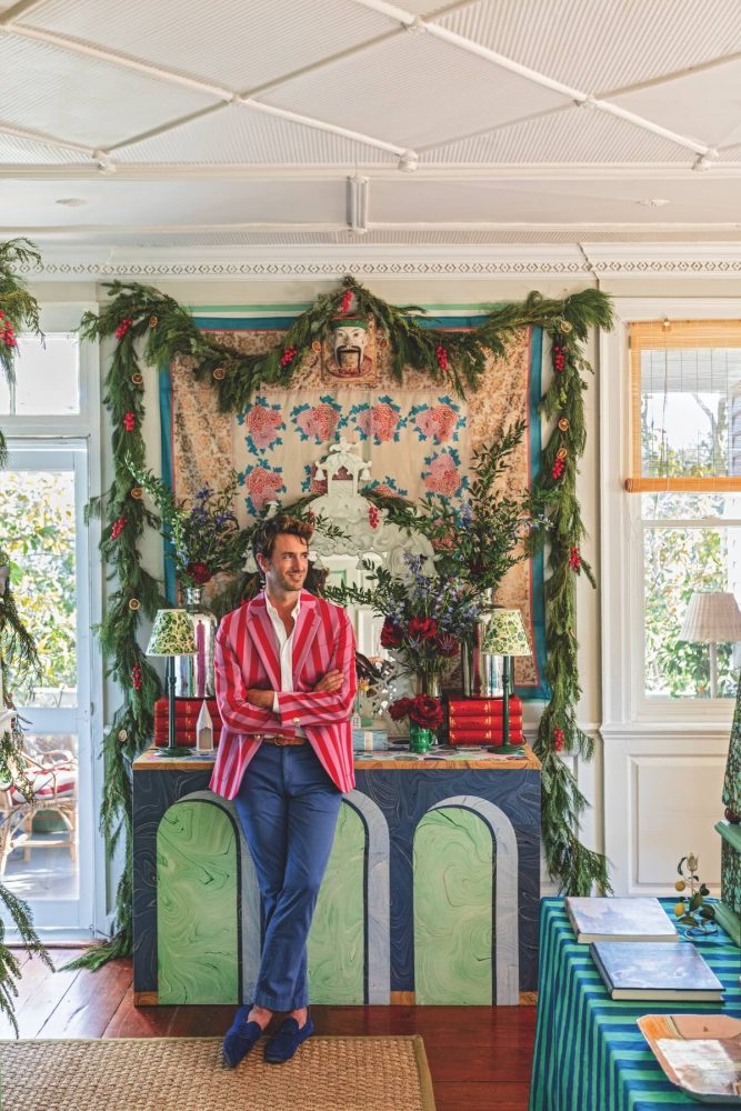 Aldous Bertram in his home.