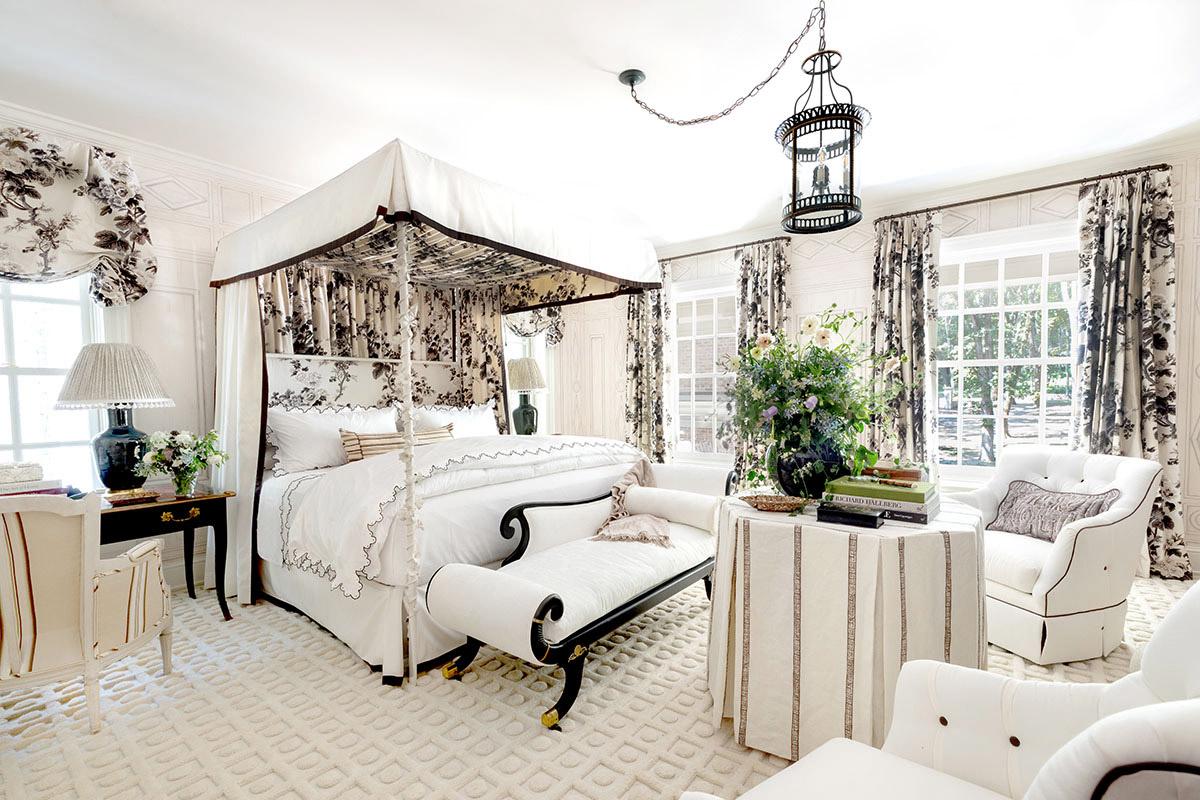 Nashville Showhouse Bedroom & Bath - Flower Magazine